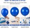 4PCS Large 36 Inch Royal Blue Balloons, Royal Blue Latex Big Balloons for Birthday Baby Shower Graduation Baseball Nautical Retirement Bachelorette Patriotic Independence Day Party Supplies